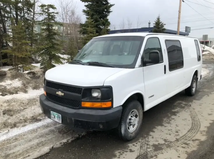 Vans (Sleeps up to 4) Chevrolet Full Size EXT van, with roof top tent to sleep up to 4-1